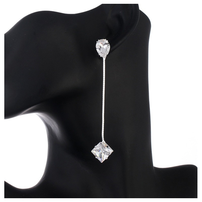 Kolczyki srebrne Lumina Drop