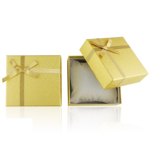 Zdjęcie produktu Pudełko złote na zegarek