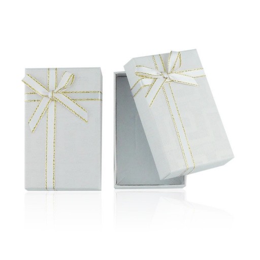 Zdjęcie produktu Pudełko srebrne na biżuterię podłużne