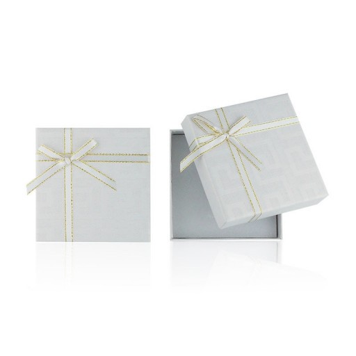 Zdjęcie produktu Pudełko srebrne na biżuterię kwadratowe