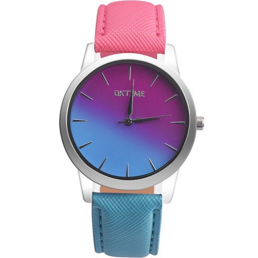 Zegarek skórzany Ombre...