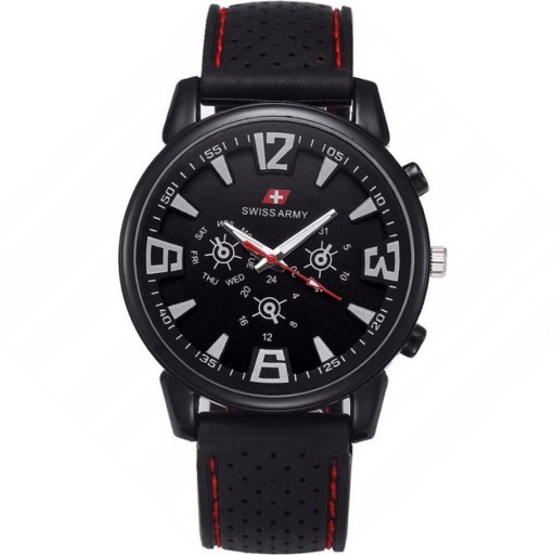 Zegarek skórzany Negra sport