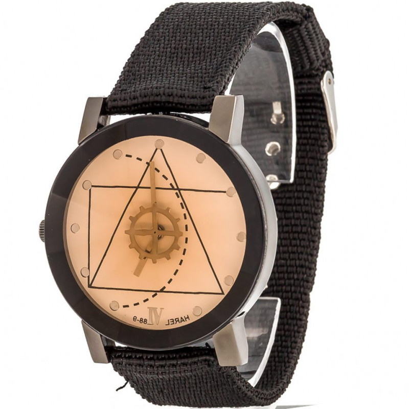 Zegarek nylonowy Black Abstract