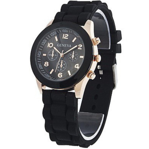 Zegarek silikonowy Silk czarny