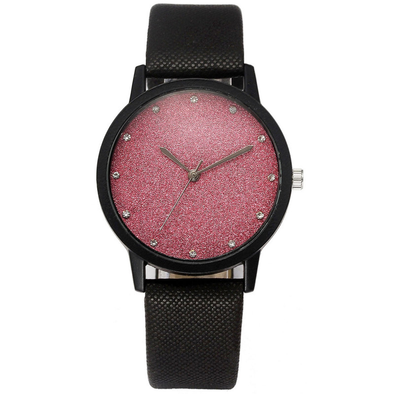 Zdjęcie produktu Zegarek damski brokat różowy